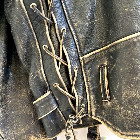 🔅SOLD $575 Lee Trevor Vintage Rare Motorcycle Jacket/Made in France, Rare - Picture 9 of 12